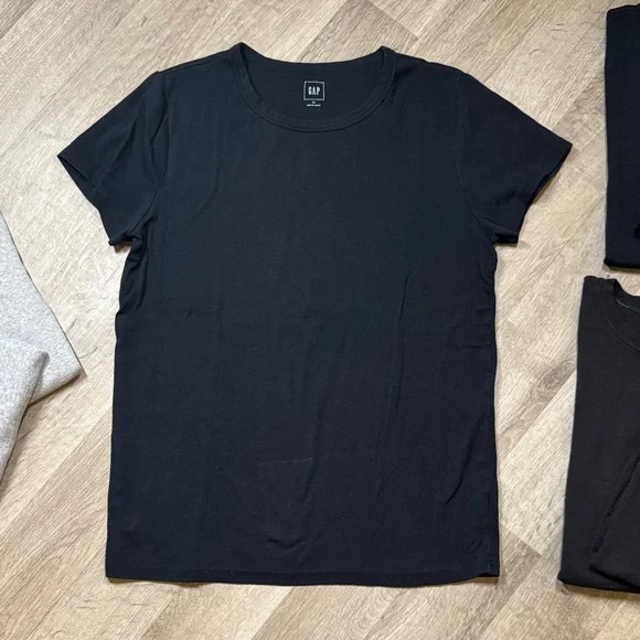 Gap Favorite Tee - women’s XL Black and Gray T-Shirts super bundle - Picture 2 of 5